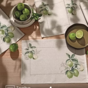 Jogo Americano Döhler 4 peças Renova Limone 45X31 cm