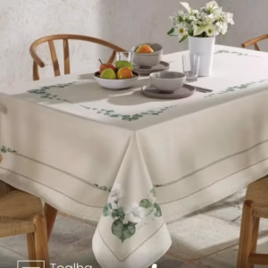 Toalha de Mesa Quadrada 4 lugares Renova Botânica 1,40X1,40 m Döhler