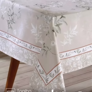 Toalha de Mesa Quadrada 6 a 8 lugares Renova Adele 1,80X1,80 m Döhler