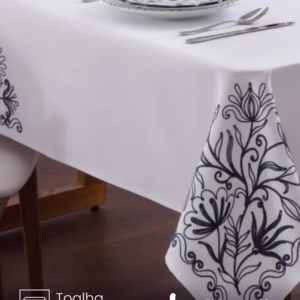 Toalha de Mesa Quadrada Jolitex 8 lugares Holanda 1,80X1,80 m