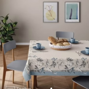 Toalha de Mesa Quadrada Lepper 4 lugares Alvorada 1,40X1,40 m