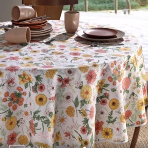 Toalha de Mesa Redonda Döhler 4 lugares Athenas Elane 1,60 m