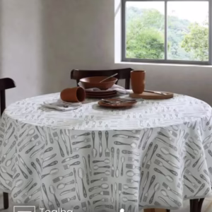 Toalha de Mesa Redonda Döhler 4 lugares Athenas Ellie 1,60 m