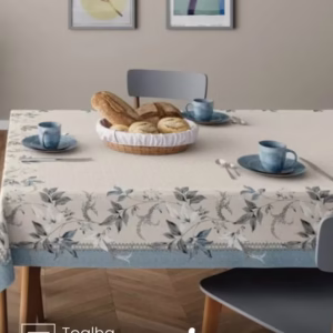 Toalha de Mesa Retangular Lepper 6 lugares Alvorada 1,40X2,20 m