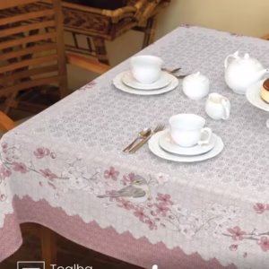 Toalha de Mesa Retangular Lepper 6 lugares Campos 1,40X2,20 m