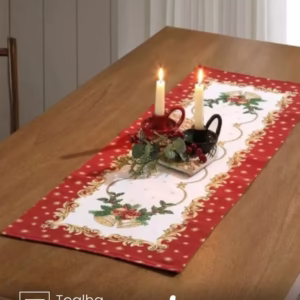 Trilho de Mesa Döhler Athenas Natal 107 medidas 35X1,00 m
