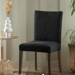 Capa de Cadeira Veludo Folhagem 40X60 cm Jolitex