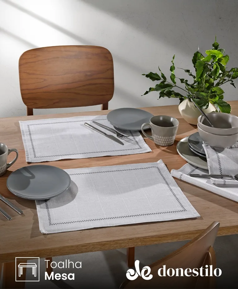 Jogo Americano Döhler 4 peças Renova Iara 45X31 cm