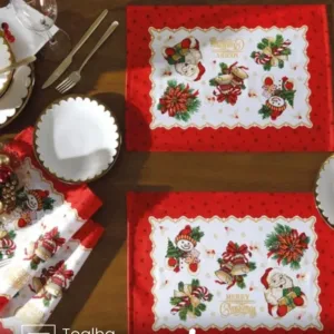 Lugar Americano Athenas Natal 111 medidas 45X31cm Döhler