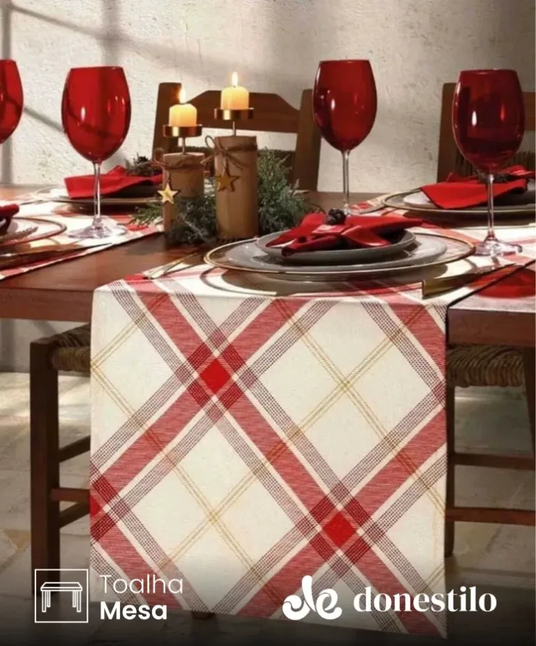 Trilho de Mesa Döhler Celebra Natal 99 medidas 45X1,60 m em São Paulo SP