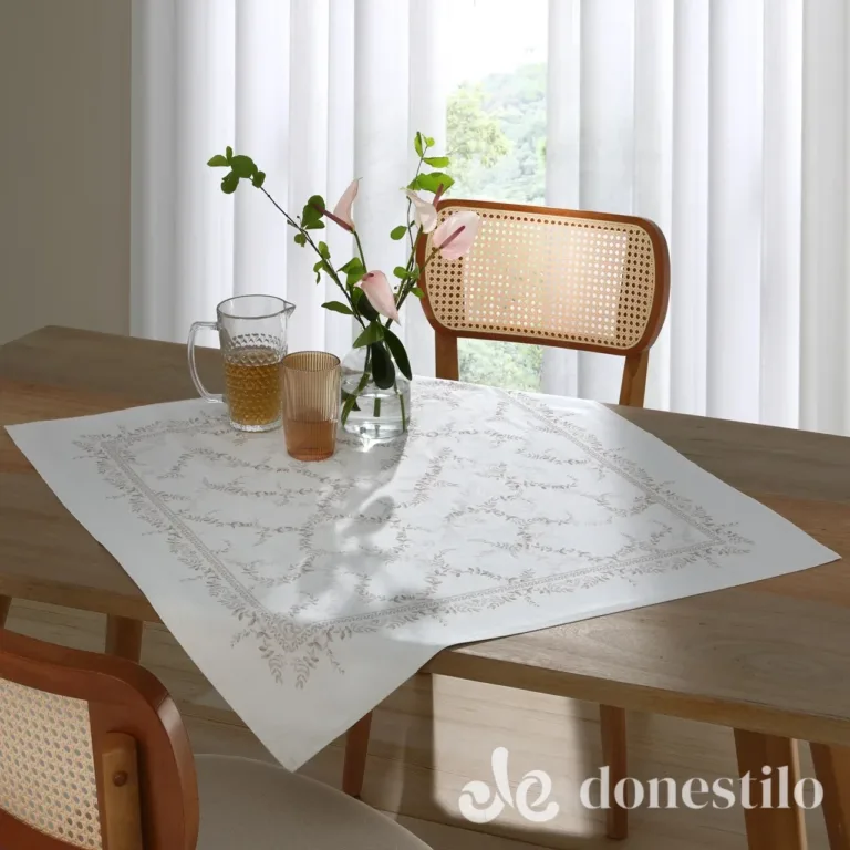 Centro de Mesa Renova Iris 01 78X78 cm Dohler em Passa-Vinte MG