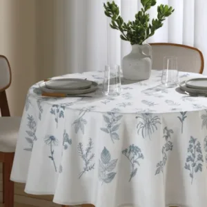 Toalha de Mesa Redonda 6 a 8 lugares Renova Ciana 1,80 m Döhler