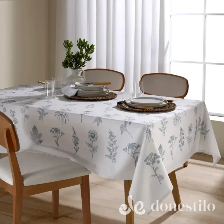 Toalha de Mesa Retangular 8 lugares Renova Ciana 1,60×2,70 m Döhler em Passa-Vinte MG