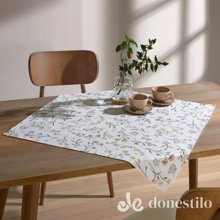 Centro de Mesa Athenas Florencia 78X78 cm Döhler em Passa-Vinte MG