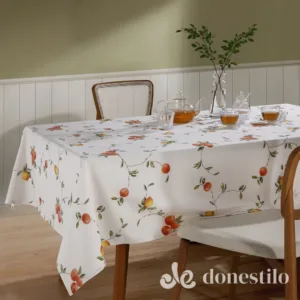 Toalha de Mesa Athenas Pessegos 1,60x2,50 M Dohler