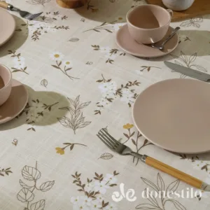 Toalha de Mesa Quadrada Athenas Esmeralda 1,40X1,40 m Döhler