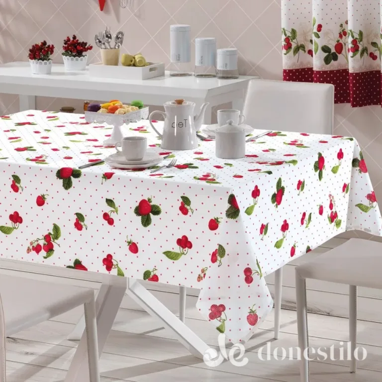 Toalha de Mesa Retangular Athenas Iolanda 1,40X2,10 m Döhler em Passa-Vinte MG