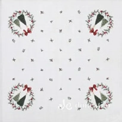 Toalha de Mesa Döhler Clean Renova Estampado Digital 1,80m x 1,80m Natal 126 em Rio Branco AC