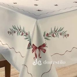 Toalha de Mesa Döhler Clean Matisse Estampado Digital 1,60X1,60m em Butiá RS
