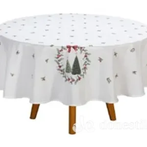 Toalha de Mesa Döhler Clean Renova Estampado Digital 1,80m Natal 126