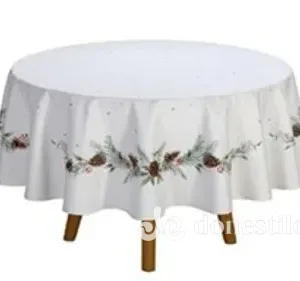 Toalha de Mesa Döhler Clean Matisse Estampado Digital 2,00m Natal 126D