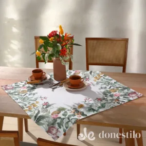 Centro de Mesa Döhler Clean Renova Estampado Digital Verena D com 78X78 cm