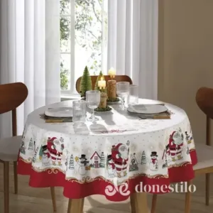 Toalha de Mesa Athenas Estampado 1,60cm Natal 119 Döhler