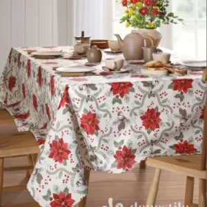 Toalha de Mesa Celebra Estampado 1,60m x 1,60m Natal 128 Döhler