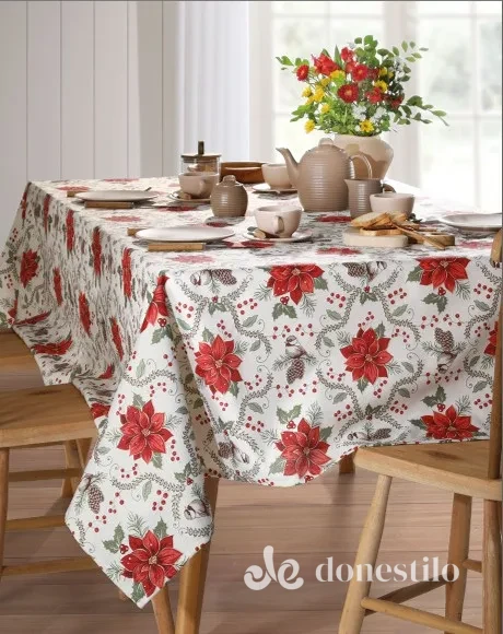 Toalha de Mesa Celebra Estampado 1,60m x 1,60m Natal 128 em Rio Branco AC