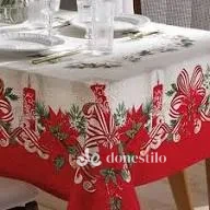 Toalha de Mesa Athenas Estampado 1,40m x 2,10m Natal 120 Döhler