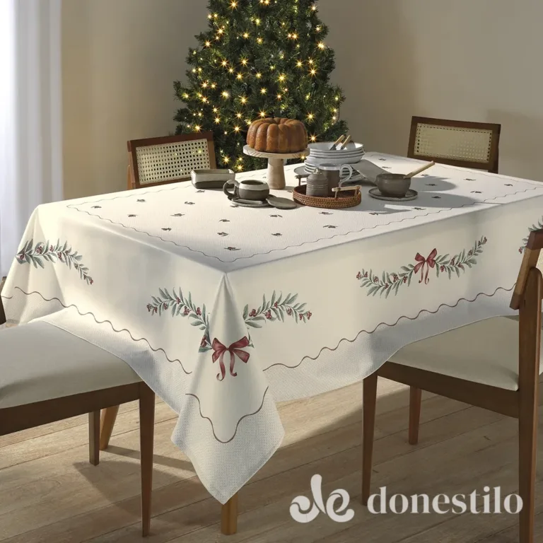 Toalha de Mesa Clean Matisse Döhler 160x230m Natal 123 em Poconé MT