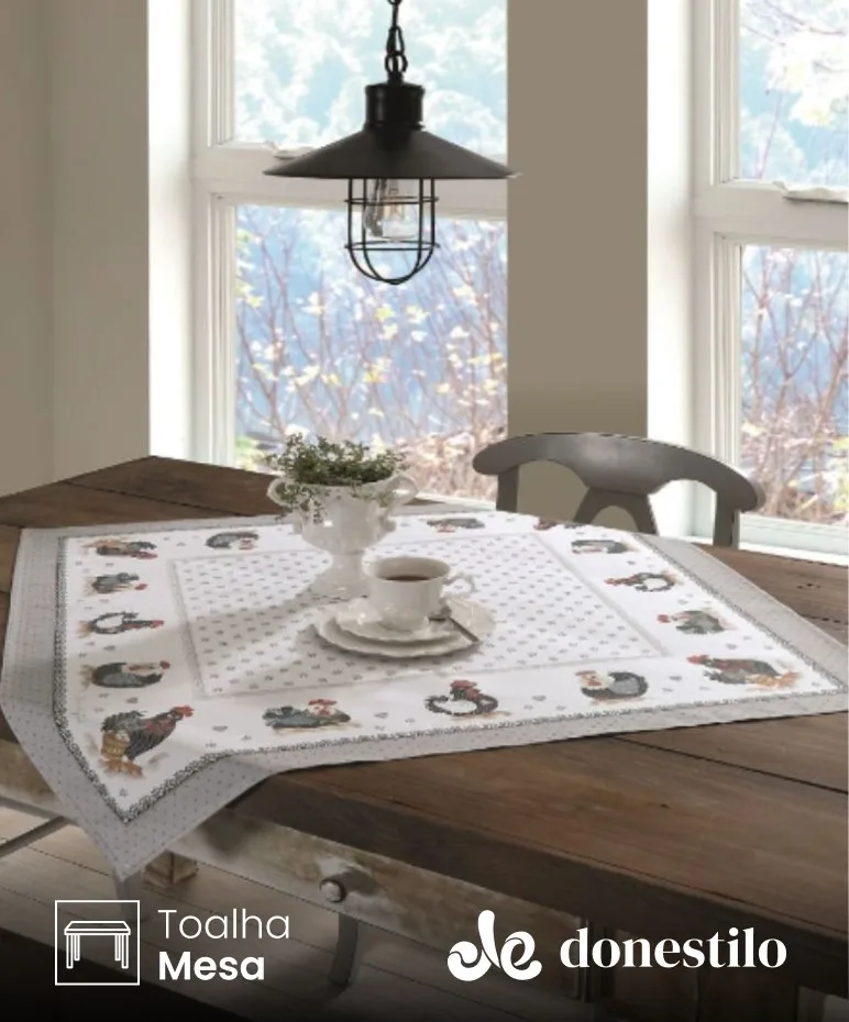 Centro de Mesa Döhler Renova Lia 78X78 cm Centro de Mesa Döhler Renova Lia 78X78 cm