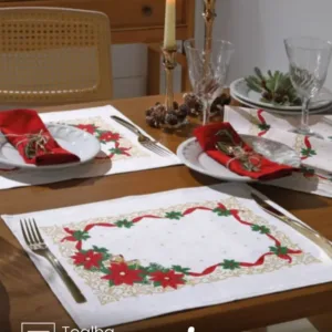 Lugar americano Athenas Natal 105 medidas 45X31 cm Döhler