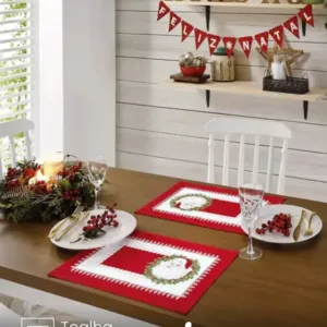Lugar americano Athenas Natal 91 medidas 45X31 cm Döhler