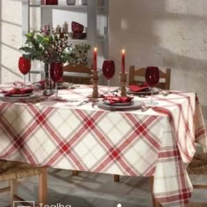 Toalha de Mesa Quadrada 4 lugares Celebra Natal 99 medidas 1,60X1,60 m Döhler