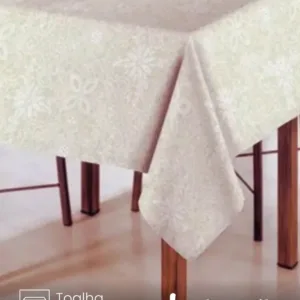 Toalha de Mesa Retangular Döhler 6 lugares Athenas Eliete 1,40X2,10 m