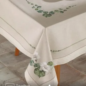 Toalha de Mesa Retangular 6 lugares Renova Botânica 1,40X2,10 m Döhler
