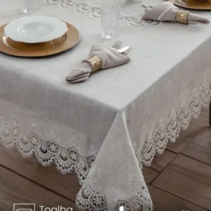 Toalha de Mesa Retangular Jolitex 6 lugares Istambul 1,50X2,20 m