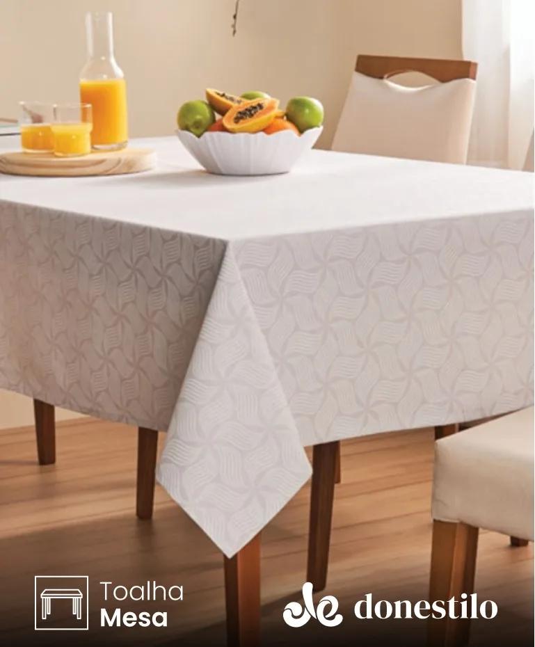 Toalha de Mesa Retangular Lepper 8 lugares Copacabana 1,55X2,50 m Toalha de Mesa Retangular Lepper 8 lugares Copacabana 1,55X2,50 m