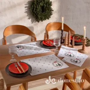 Jogo Americano Döhler Clean Renova Estampado Digital c/ 4 Peças 45x31cm Natal 126 Jogo Americano Döhler Clean Renova Estampado Digital c/ 4 Peças 45x31cm Natal 126